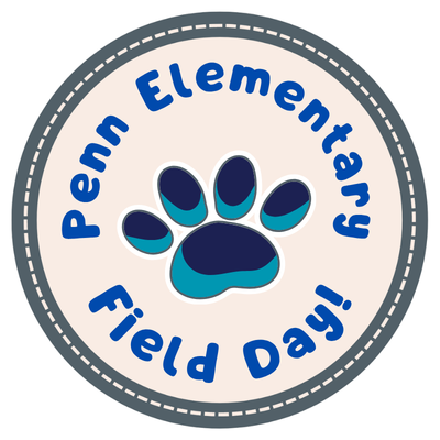 Penn Elementary Field Day with a paw image